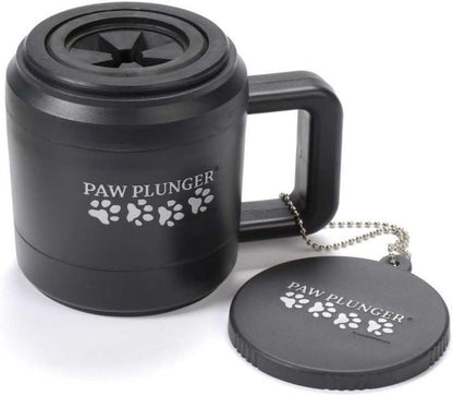 Paw Plunger – the Muddy Paw Cleaner for Dogs – Saves Carpet, Furniture, Bedding and Cars from Dirty Paw Prints – Use This Dog Paw Cleaner after Walks – Soft Bristles, Convenient Cup Handle